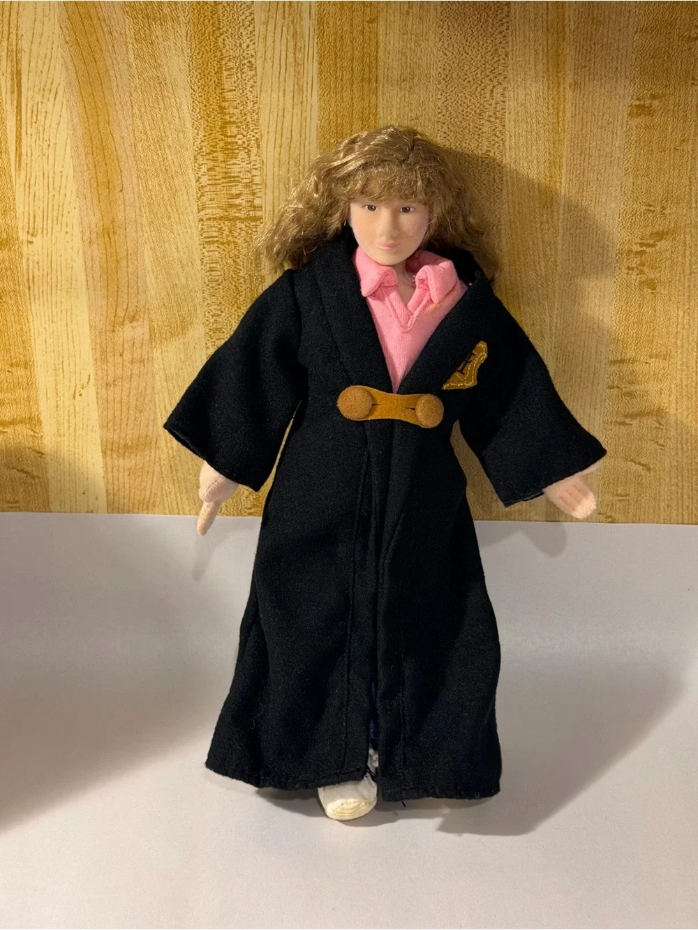 Vintage Harry Potter Hermione dolls with metal doll stands